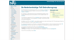 Desktop Screenshot of ntg.nl