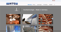 Desktop Screenshot of ntg.de